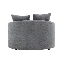 Fauteuil relax en tissu polaire KYLIO