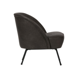 Fauteuil crapaud en éco cuir design classique et moderne - BePureHome