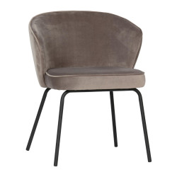 Chaises modernes en velours HASH