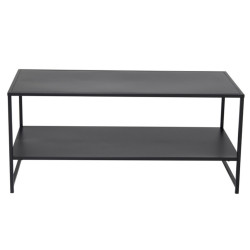 Table basse moderne en métal noir TAYA