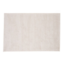 Tapis avec forme géométrique blanc 230x160cm VIMTA