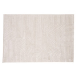 Tapis avec forme géométrique blanc 290x200 cm VIMTA