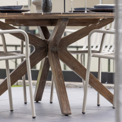 Table de jardin ronde en bois ACYA