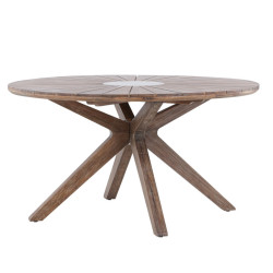 Table de jardin ronde en bois ACYA