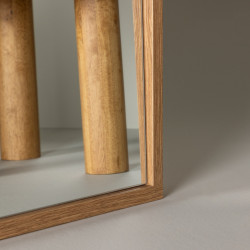 Miror moderne en bois 196x125 cm NASHA