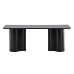 Table basse en bois design noir OLY