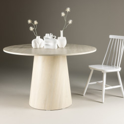 Table ronde en bois 120x75 cm LANZ