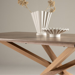 Table à manger moderne en bois 180x90 cm PIZE