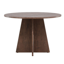 Table à manger ronde en bois 110x75 cm BETI