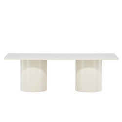 Table basse design en bois beige SANDA