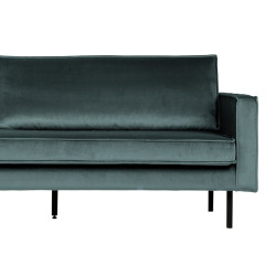 Méridienne 203cm en velours - 15 couleurs - Envoi rapide en Europe