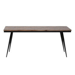 Table design teck massif 180x90cm marque BePureHome - Meilleure ventes