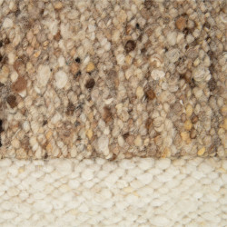 Pouf tissu avec rayures RAYO