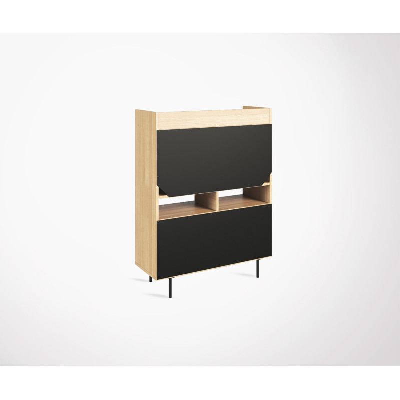 Bureau Bois Naturel : Bureau secrétaire design et moderne marque temahome À découvrir