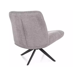 Fauteuil pivotant gris TOURII : Design moderne et praticité