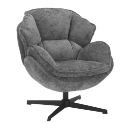 Fauteuil TORNE gris : Confort maximal et look moderne