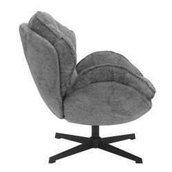 Fauteuil TORNE gris : Confort maximal et look moderne
