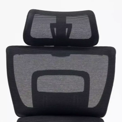Chaise de bureau noire LORES3 - Accoudoirs 4D et ergonomie avancée