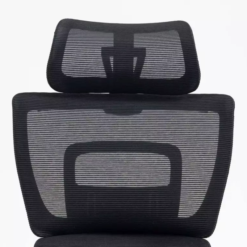 Chaise de bureau noire LORES3 - Accoudoirs 4D et ergonomie avancée