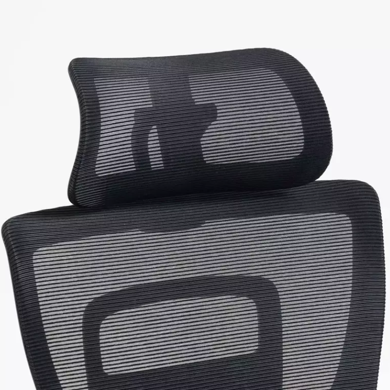 Chaise de bureau noire LORES3 - Accoudoirs 4D et ergonomie avancée