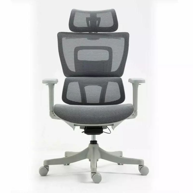 Chaise de bureau ergonomique grise LORES3 Réglage et confort