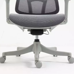 Chaise de bureau ergonomique grise LORES3 Réglage et confort