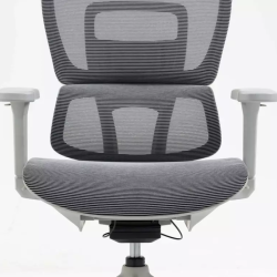 Chaise de bureau ergonomique grise LORES3 Réglage et confort