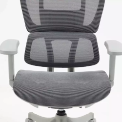 Chaise de bureau ergonomique grise LORES3 Réglage et confort