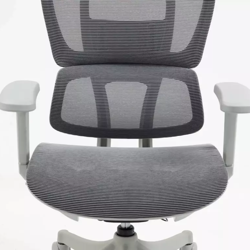 Chaise de bureau ergonomique grise LORES3 Réglage et confort