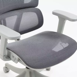 Chaise de bureau ergonomique grise LORES3 Réglage et confort