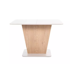 Table à manger extensible design chêne et cachemire ELIANDRAZ