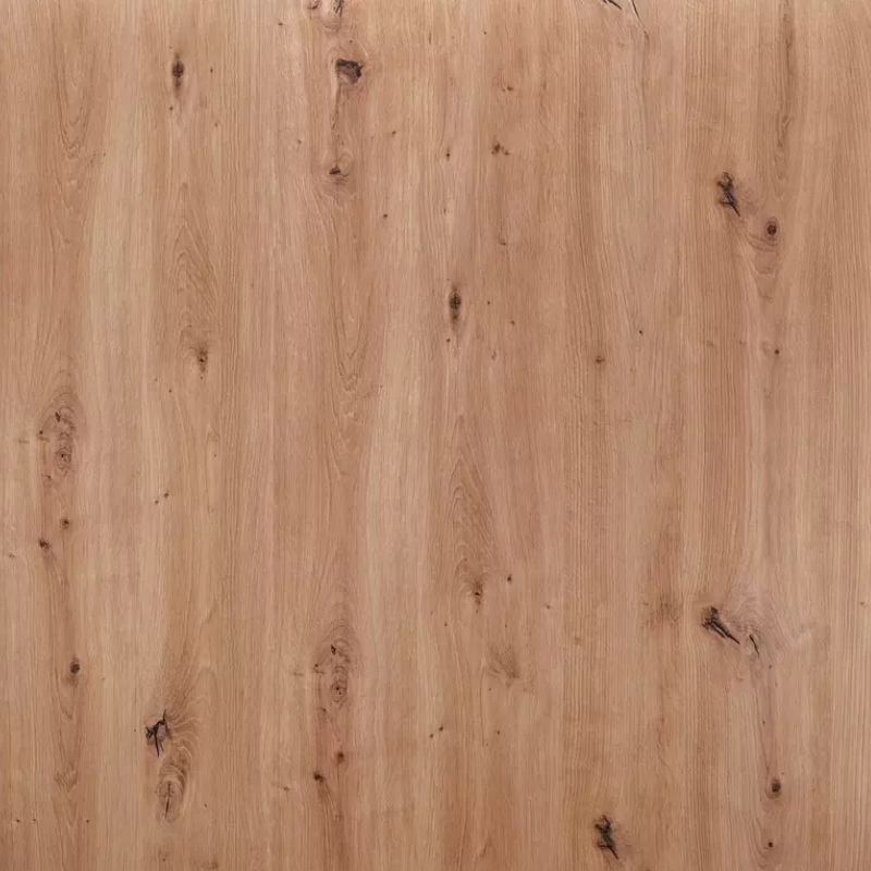 Table repas extensible carrée noir mat et bois clair LORENZAZ2