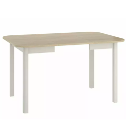 Table repas extensible carrée 6 personnes cachemire/chêne LORENZAZ3