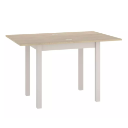 Table pliable repas extensible 8 places chêne clair et cachemire ZAPHYRIZ3