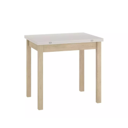 Table repas extensible pliable cachemire chêne clair 6 places ZAPHYRIZ4