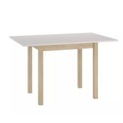 Table repas extensible pliable cachemire bois clair 8 places ZAPHYRIZ5