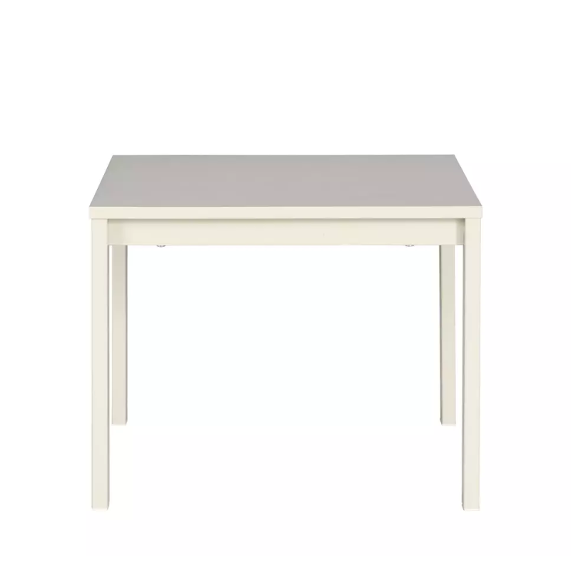 Table basse carrée blanc cassé 50 cm ONYXIA