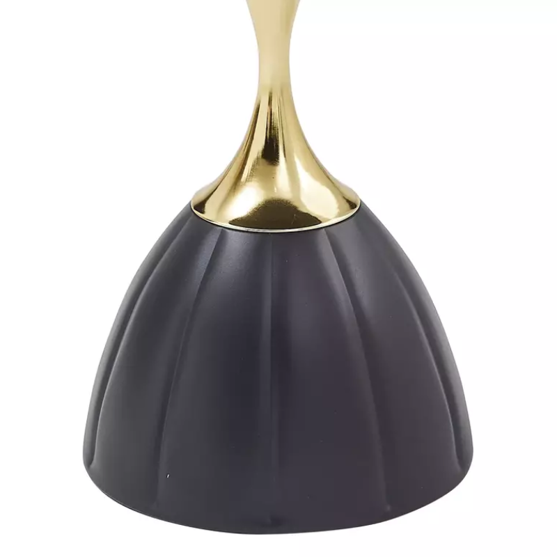Table basse métal noir et or moderne style contemporain ORLENA