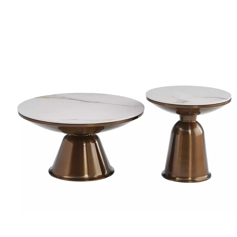 Table basse relevable avec rangement chêne et beige ALOHANA