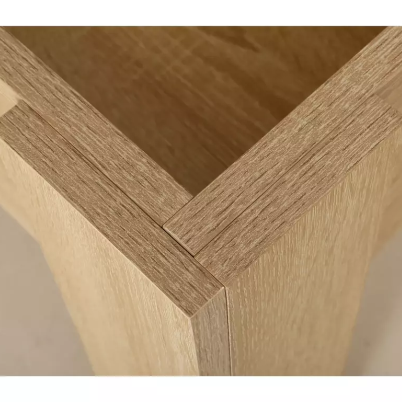 Table basse relevable avec rangement chêne clair NALOAH