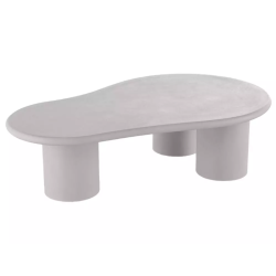 Banc en microciment gris clair de la collection VINNER