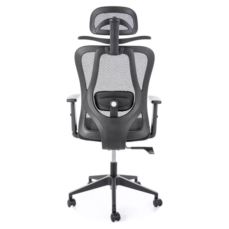 Chaise pivotante ergonomique mesh noire TILT avec cintre intégré LOONI