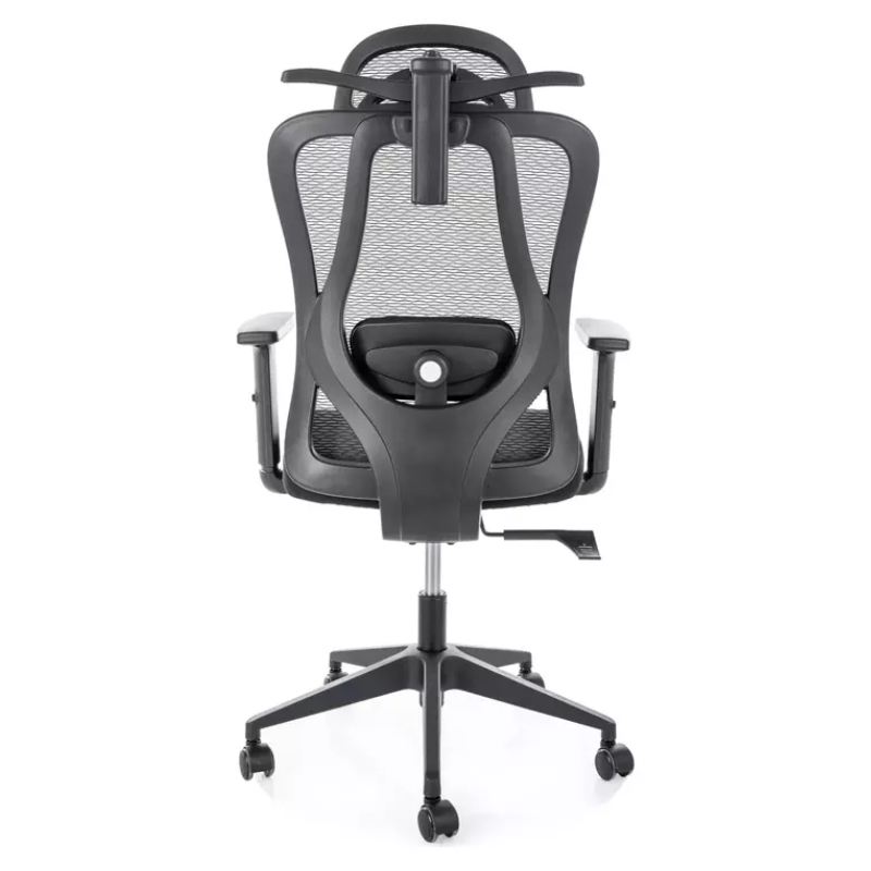 Chaise pivotante ergonomique mesh noire TILT avec cintre intégré LOONI
