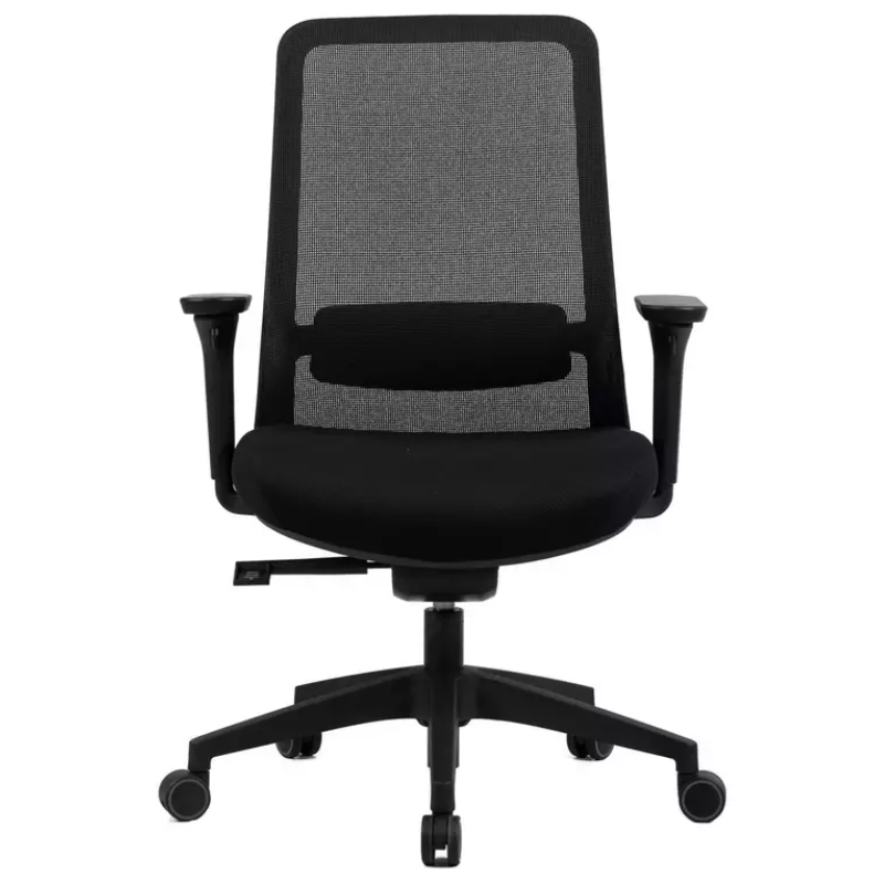 Chaise de bureau MARIZ ergonomique en tissu mesh noire TILT multibloc