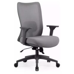 Fauteuil de bureau MAIA pivotant mesh gris ergonomique TILT multibloc