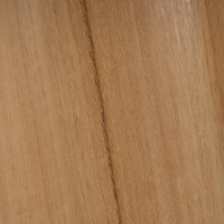 Table basse marbre céramique blanc socle bois naturel totem ARLION