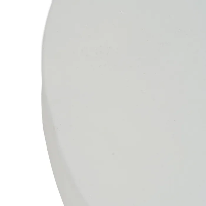 Table basse bicolore magnésium blanc noir design contemporain CRISOLEA