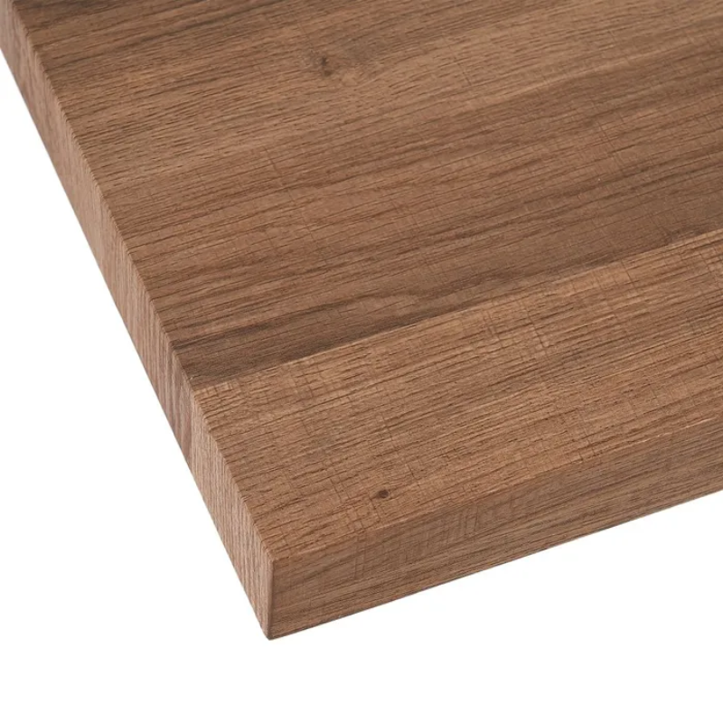 Table 160 cm ÉRABLEA bois rectangulaire avec pied croisé blanc design