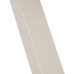 Table 160 cm ÉRABLEA bois rectangulaire avec pied croisé blanc design