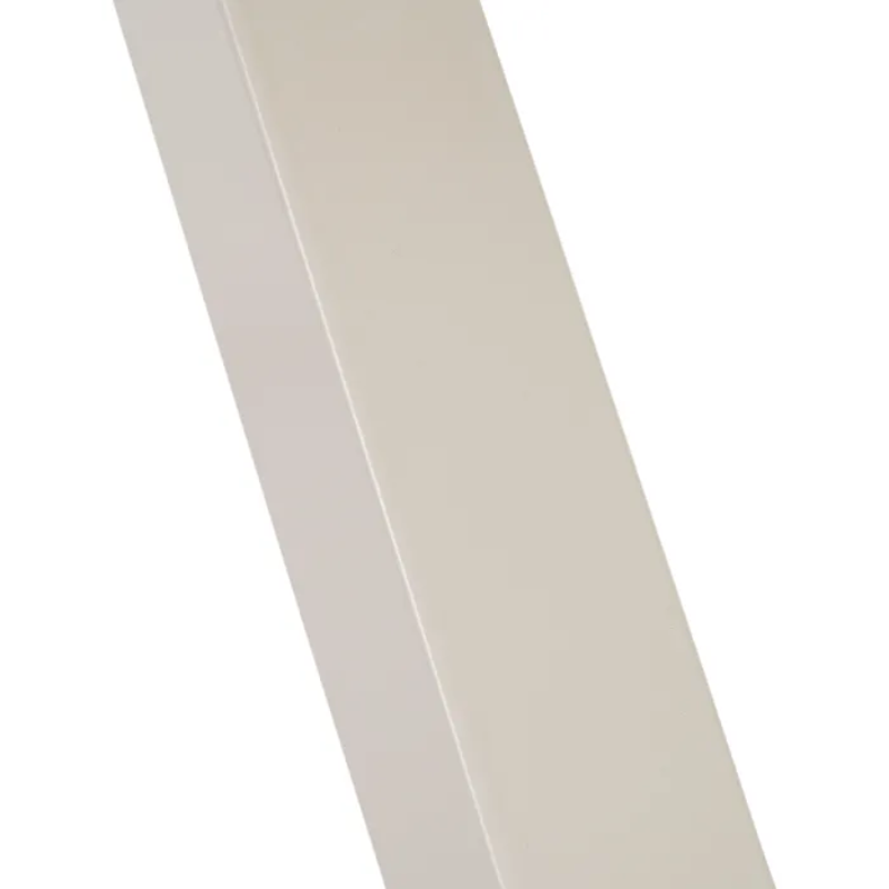 Table 160 cm ÉRABLEA bois rectangulaire avec pied croisé blanc design